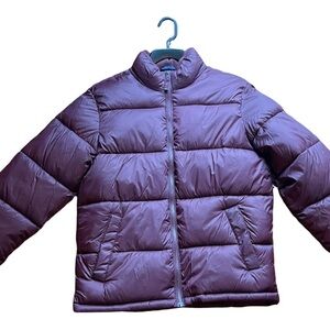 Old Navy Deep Purple Puffer Coat